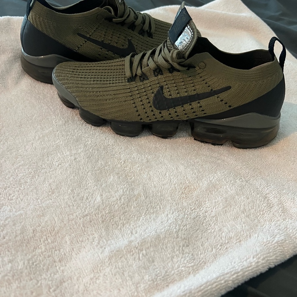 Nike Khaki and Black Athletic Shoes